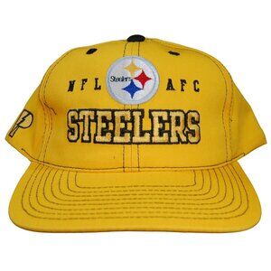 NWOT Vintage Pittsburgh Steelers Pro Player Twill Snapback Hat Cap